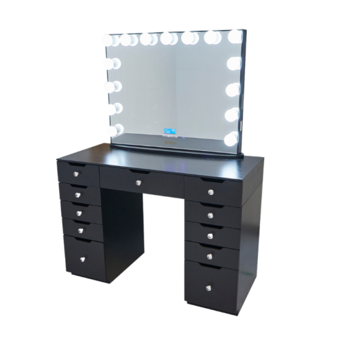 Dalia Bluetooth Hollywood Vanity Station Black